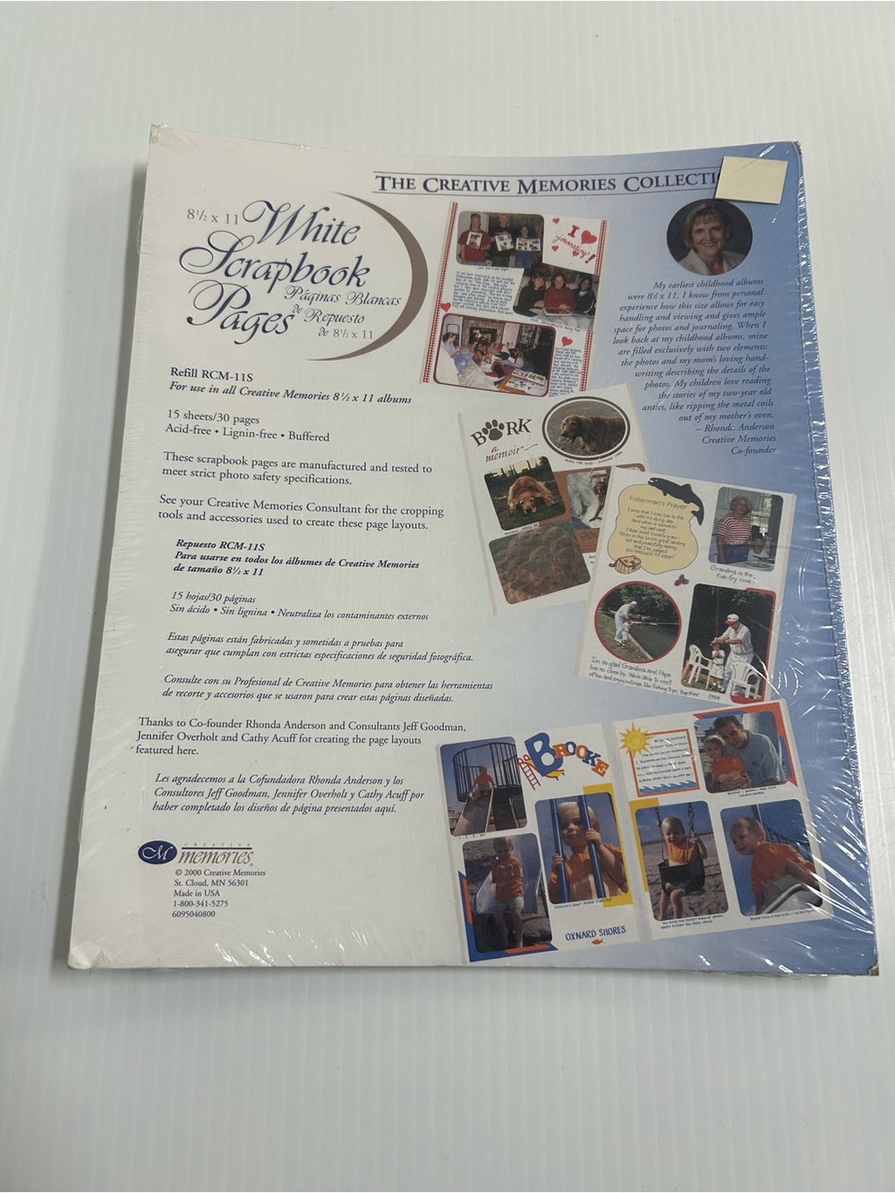Creative Memories Scrapbook 8.5x11 White Scrapbook Album Pages Brand New NIP